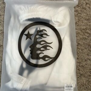 White Hellstar shorts with Black Graphic